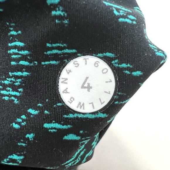 Lululemon Fast Free 7/8 Tight II Nulux 25” Thrive Viridian Green Black Pant 4 - Picture 5 of 10